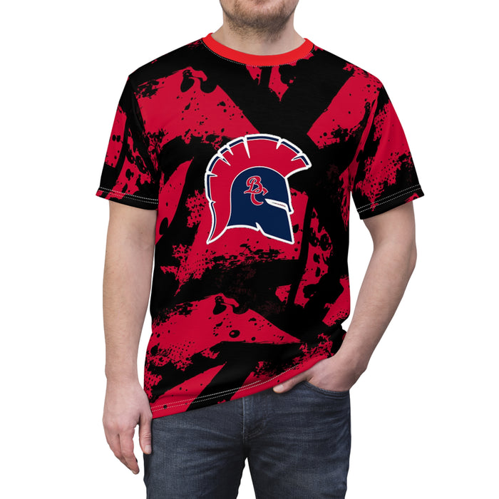 Brooks County Trojans Unisex Cut & Sew Tee (AOP)