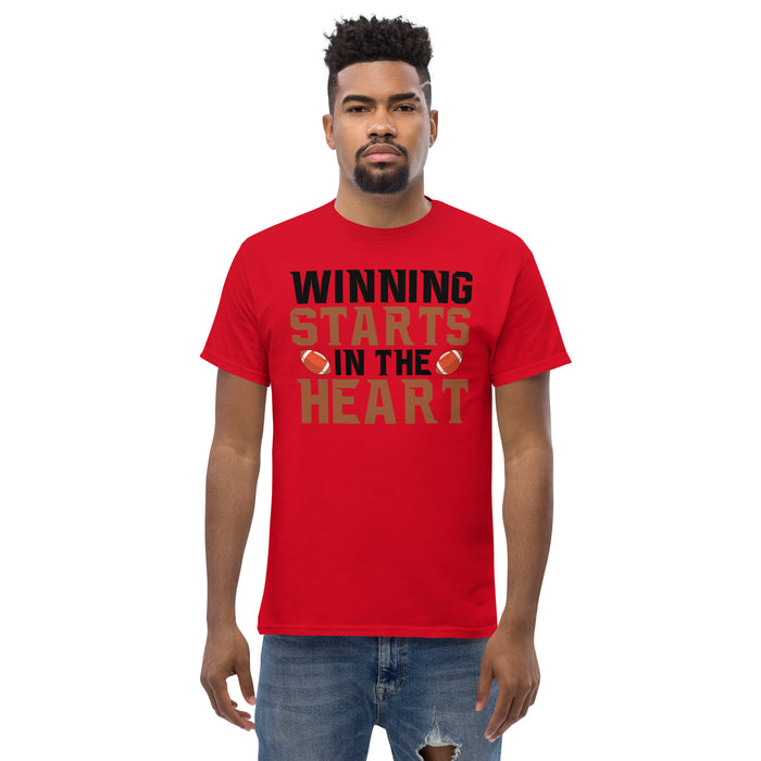 Winning starts in the Heart Men's classic tee