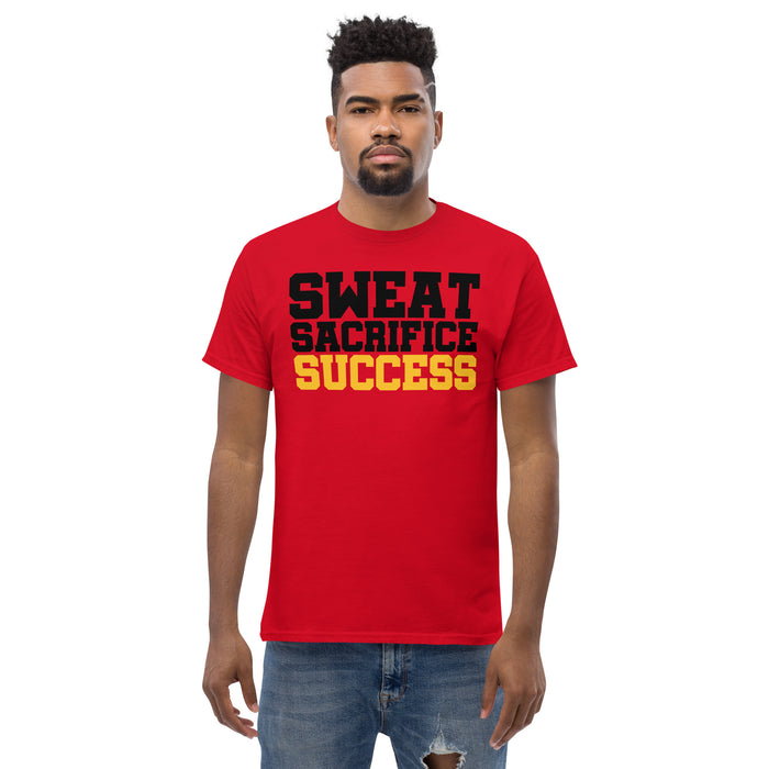 Sweat, Sacrifice, Success Men's classic tee