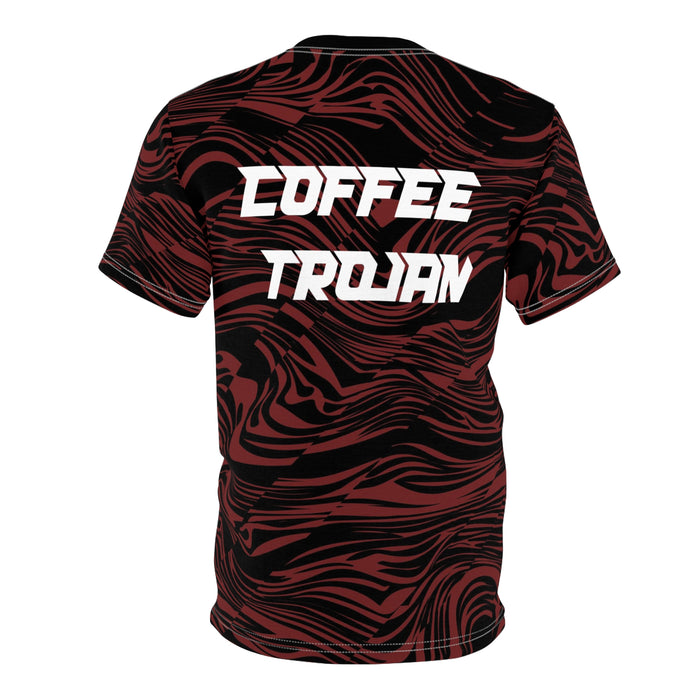 Coffee Trojans Unisex Cut & Sew Tee (AOP)