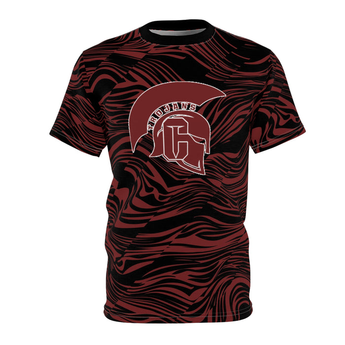 Coffee Trojans Unisex Cut & Sew Tee (AOP)