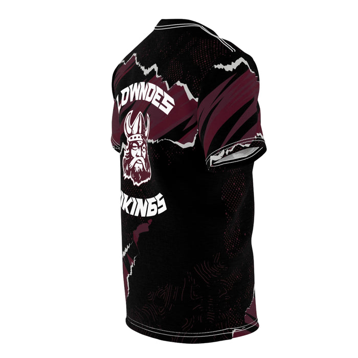 Lowndes Vikings Unisex Cut & Sew Tee (AOP)