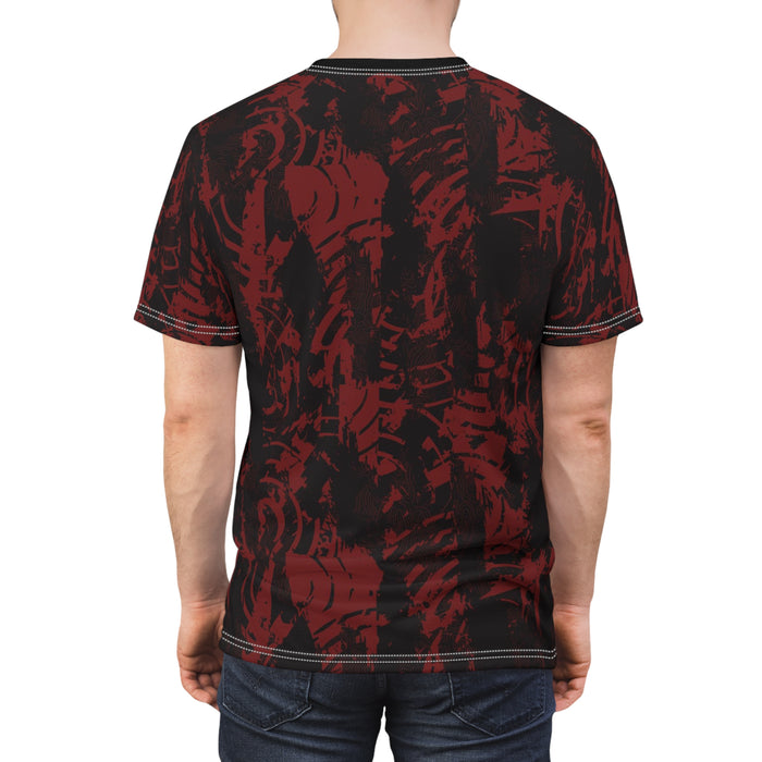 Coffee Trojans Unisex Cut & Sew Tee (AOP)