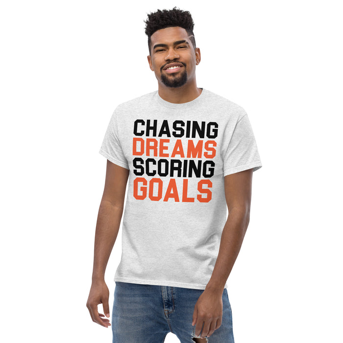 Chasing Dreams scoring Goals Men's classic tee
