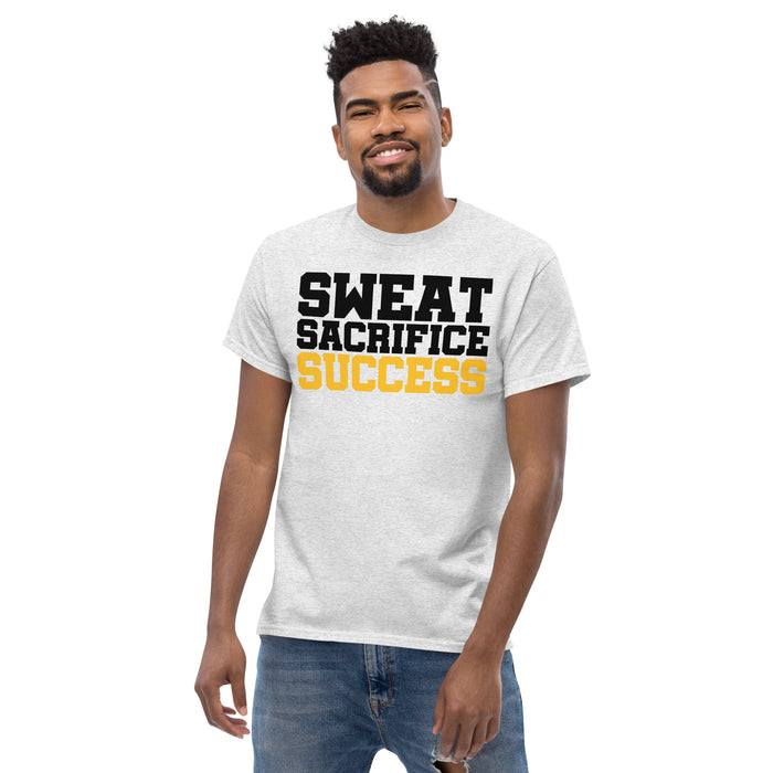 Sweat, Sacrifice, Success Men's classic tee