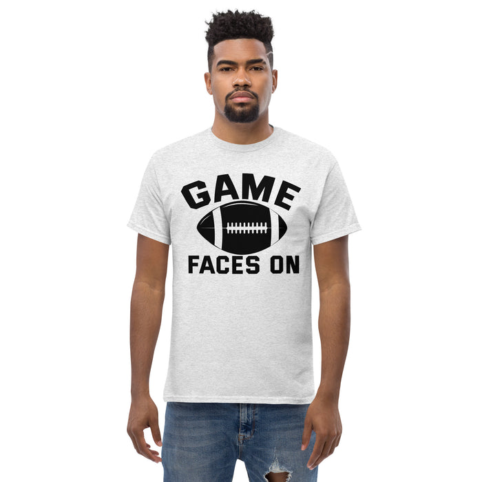 Game face on Men's classic tee