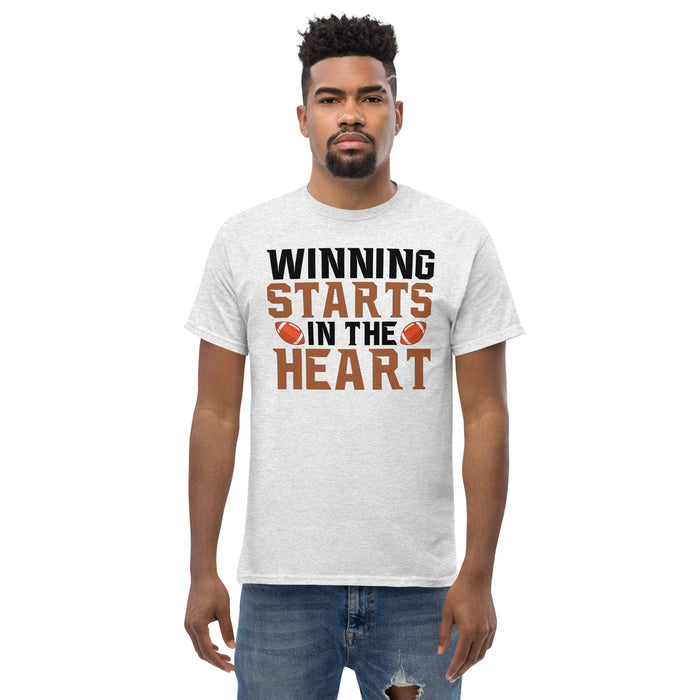 Winning starts in the Heart Men's classic tee