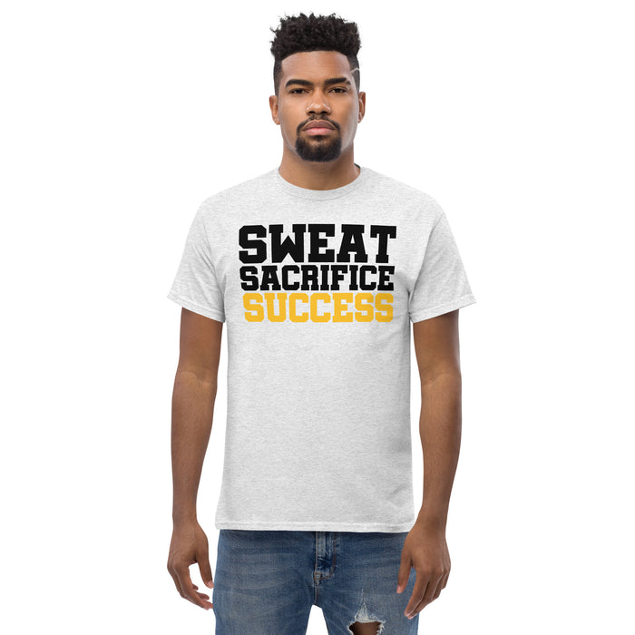 Sweat, Sacrifice, Success Men's classic tee