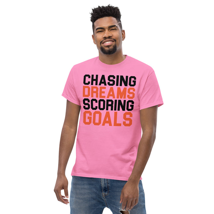 Chasing Dreams scoring Goals Men's classic tee