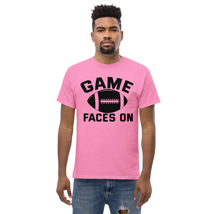 Game face on Men's classic tee