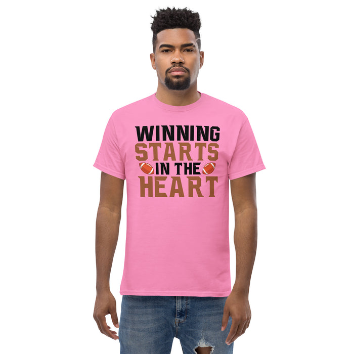 Winning starts in the Heart Men's classic tee