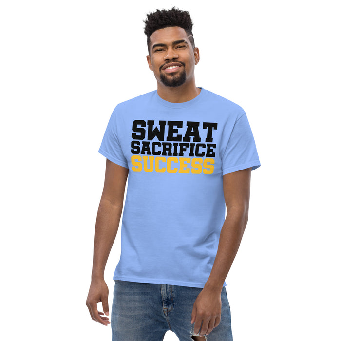 Sweat, Sacrifice, Success Men's classic tee