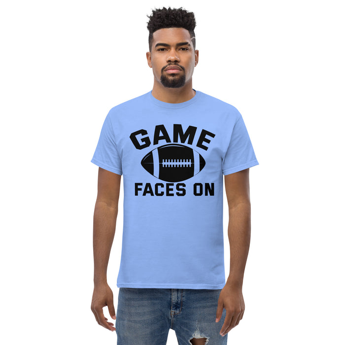 Game face on Men's classic tee