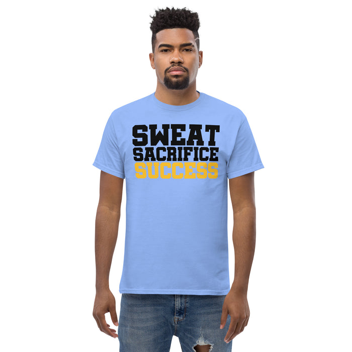 Sweat, Sacrifice, Success Men's classic tee