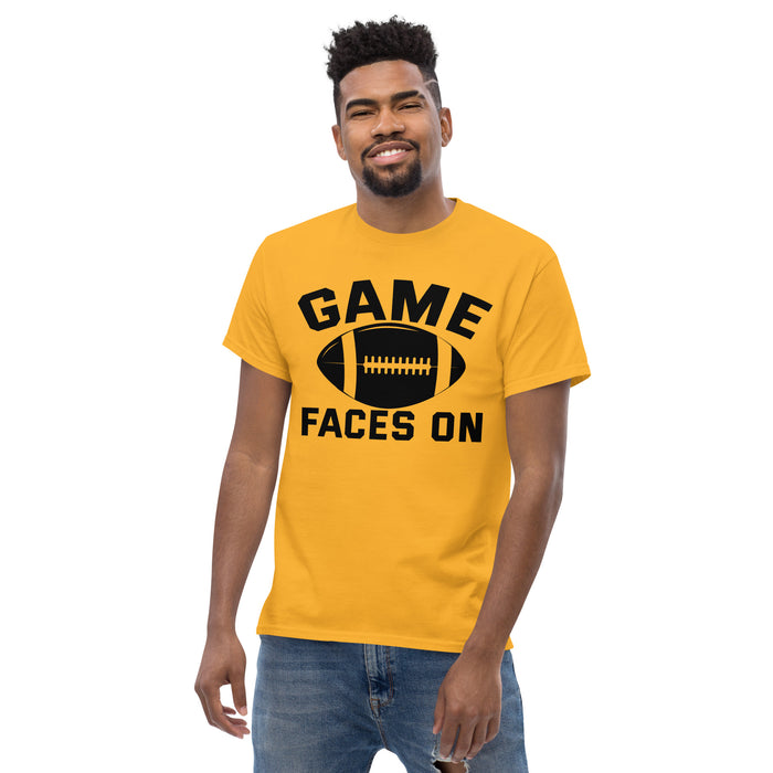 Game face on Men's classic tee