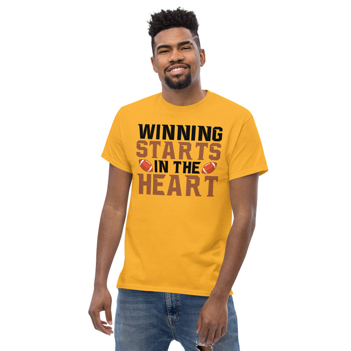 Winning starts in the Heart Men's classic tee