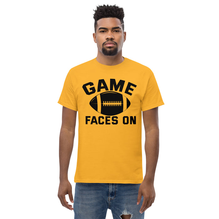 Game face on Men's classic tee