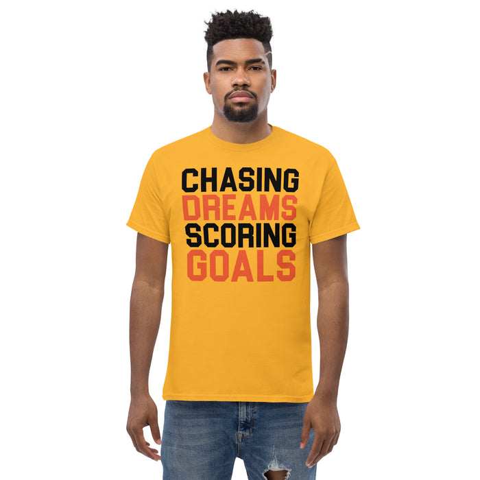 Chasing Dreams scoring Goals Men's classic tee