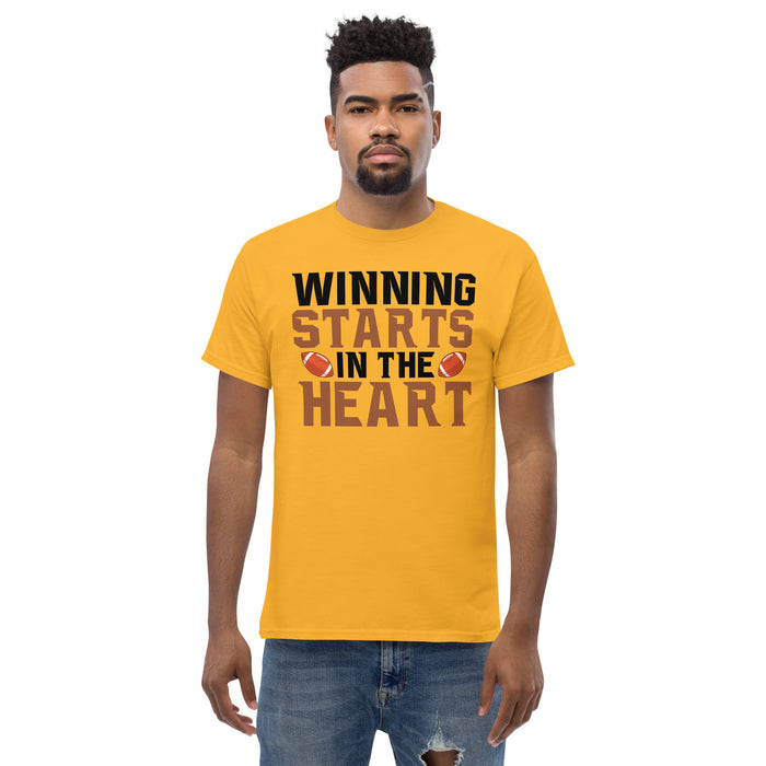 Winning starts in the Heart Men's classic tee
