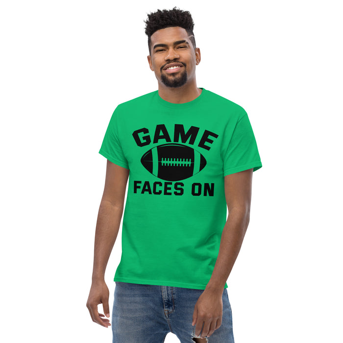 Game face on Men's classic tee