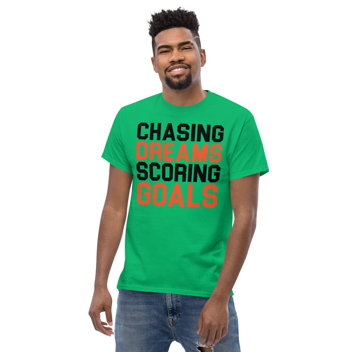 Chasing Dreams scoring Goals Men's classic tee