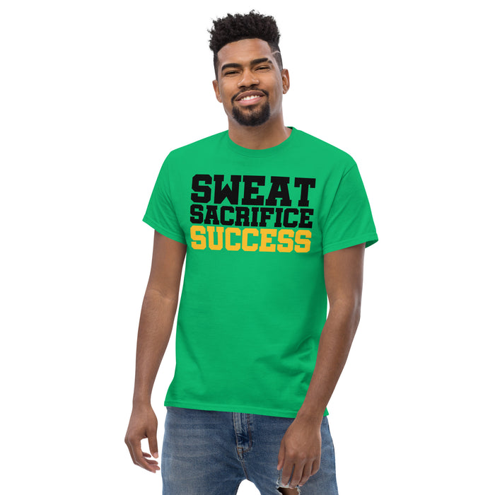 Sweat, Sacrifice, Success Men's classic tee