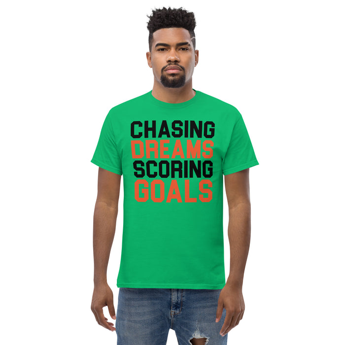 Chasing Dreams scoring Goals Men's classic tee