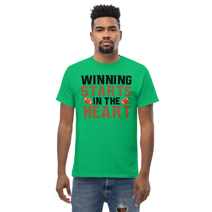 Winning starts in the Heart Men's classic tee