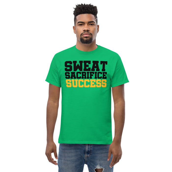 Sweat, Sacrifice, Success Men's classic tee