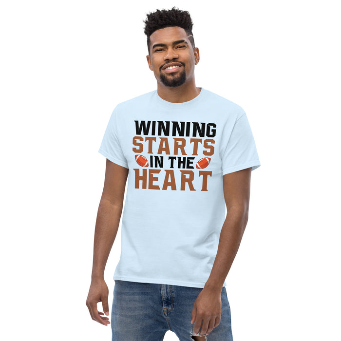 Winning starts in the Heart Men's classic tee