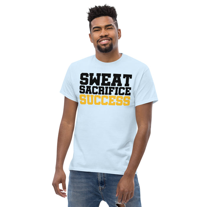 Sweat, Sacrifice, Success Men's classic tee