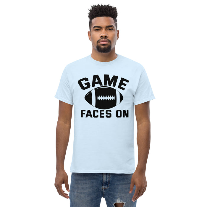 Game face on Men's classic tee
