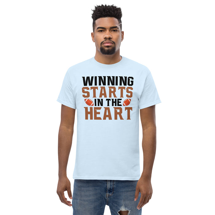 Winning starts in the Heart Men's classic tee
