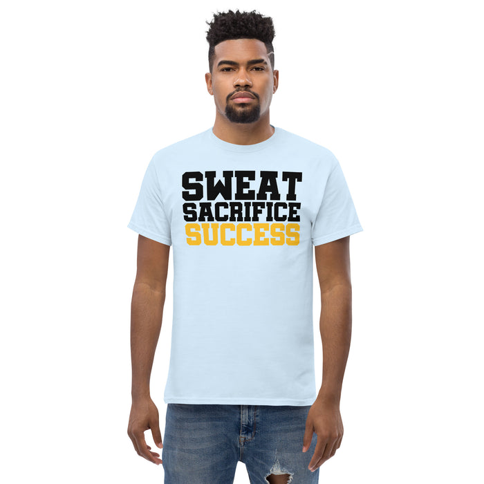 Sweat, Sacrifice, Success Men's classic tee