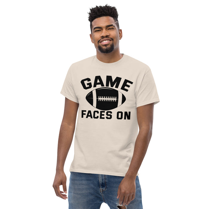 Game face on Men's classic tee