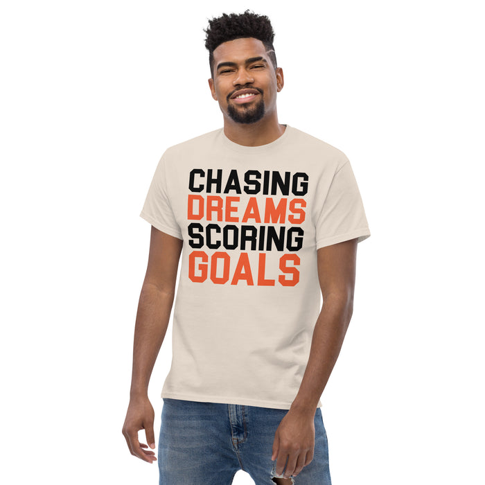 Chasing Dreams scoring Goals Men's classic tee