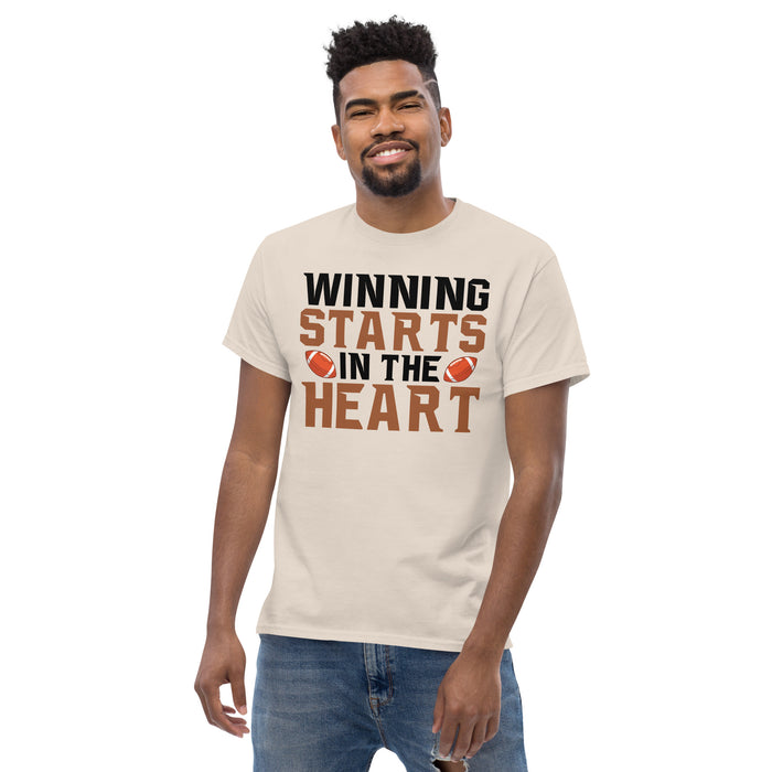 Winning starts in the Heart Men's classic tee