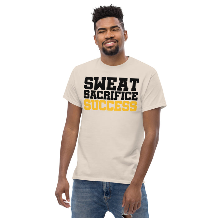 Sweat, Sacrifice, Success Men's classic tee