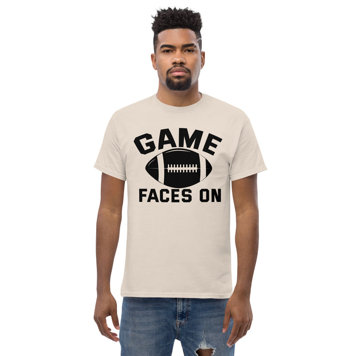 Game face on Men's classic tee