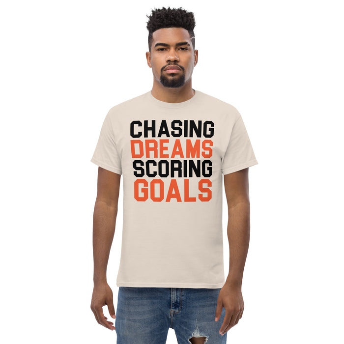 Chasing Dreams scoring Goals Men's classic tee