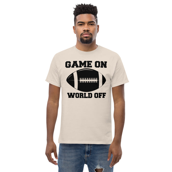 Game on World Off Men's classic tee