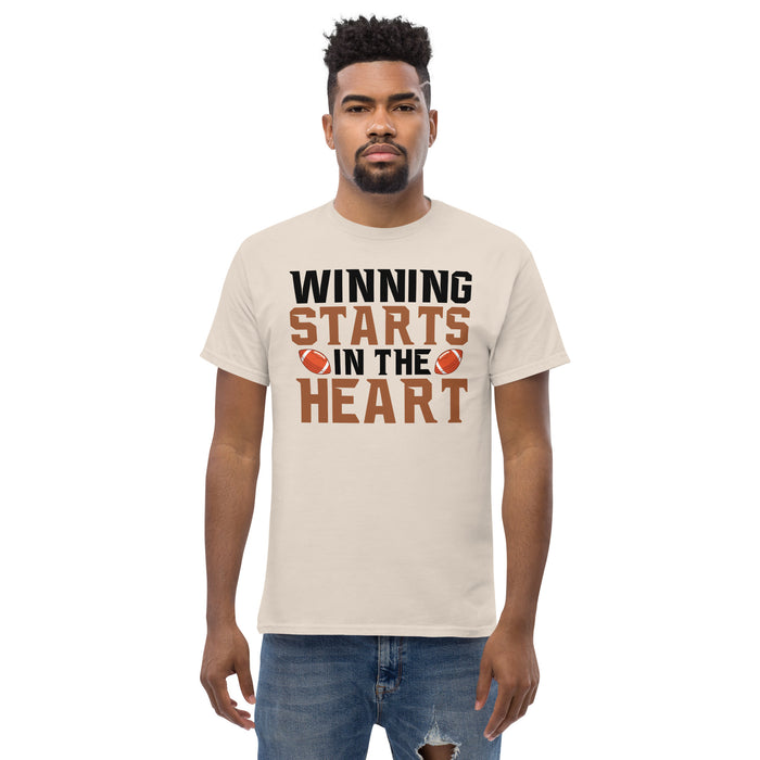 Winning starts in the Heart Men's classic tee