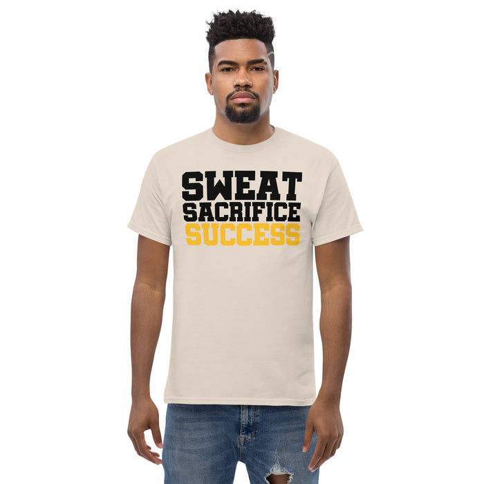 Sweat, Sacrifice, Success Men's classic tee