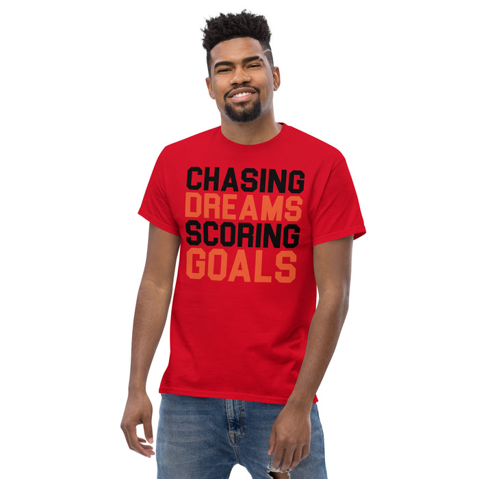 Chasing Dreams scoring Goals Men's classic tee