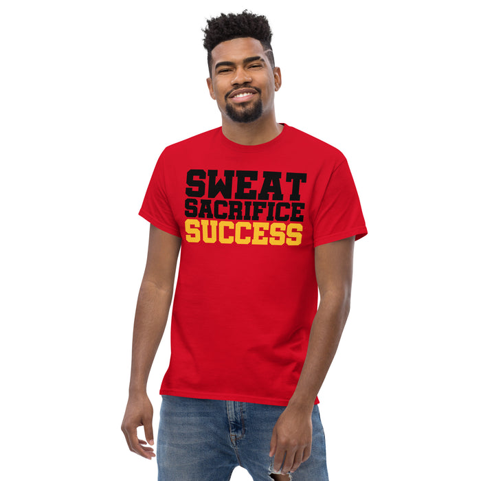 Sweat, Sacrifice, Success Men's classic tee