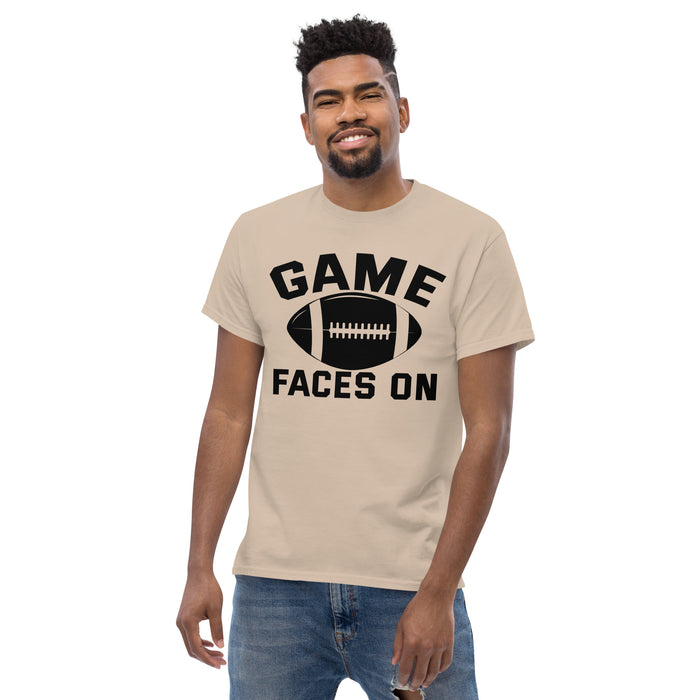 Game face on Men's classic tee