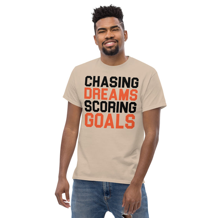 Chasing Dreams scoring Goals Men's classic tee