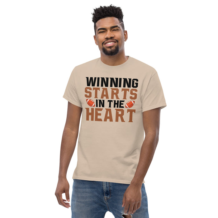 Winning starts in the Heart Men's classic tee