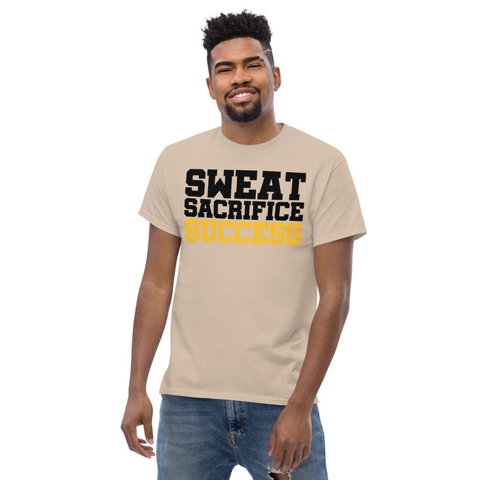 Sweat, Sacrifice, Success Men's classic tee