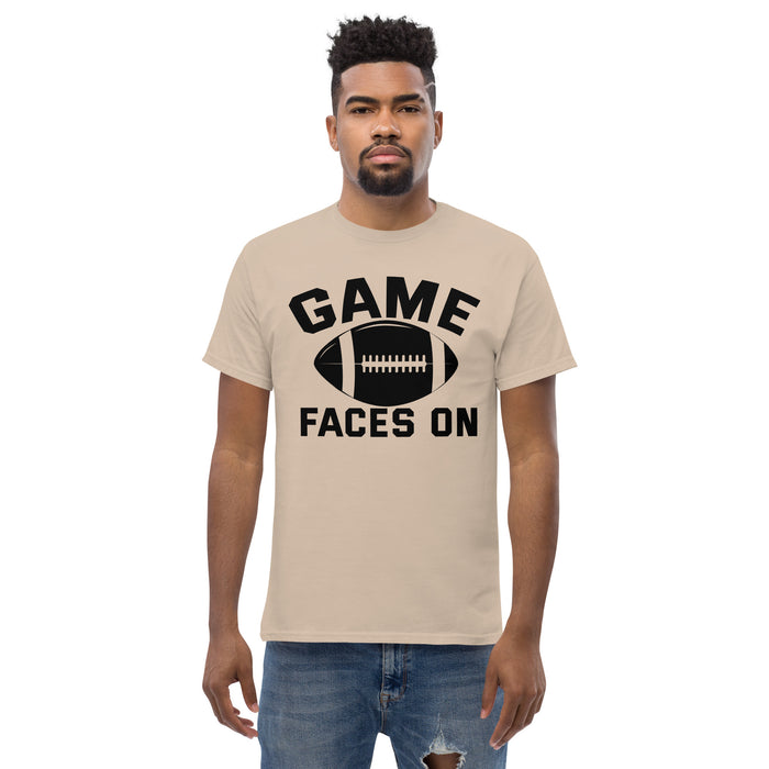 Game face on Men's classic tee